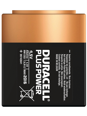 Duracell - PLUS POWER 4,5V - Primary battery 4.5 V 3LR12/4.5V, PLUS POWER 4,5V, Duracell