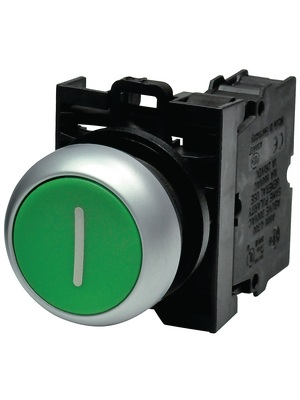 Eaton - M22-D-G-X1/K10 - ON button, complete, M22-D-G-X1/K10, Eaton