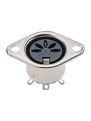 Sonion - 54000-8 - Female panel connector nickel-plated 8P 8 'C', 54000-8, Sonion