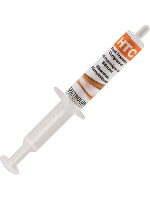 Electrolube - HTC02S (2ML SYRINGE) - Heat conducting paste Syringe 2 ml 0.9 W/mK, HTC02S (2ML SYRINGE), Electrolube