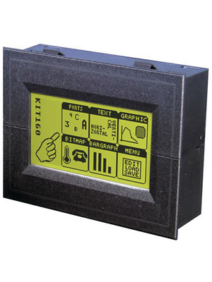 Electronic Assembly - EA KIT160-6LEDTK - LCD, p-matrix display 160 x 80 Pixel, EA KIT160-6LEDTK, Electronic Assembly