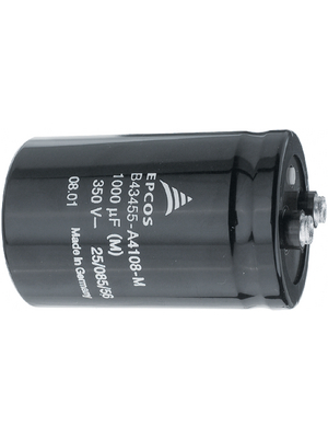 EPCOS - B43455-A4108-M - Aluminium Electrolytic Capacitor 1.0 mF, B43455-A4108-M, EPCOS