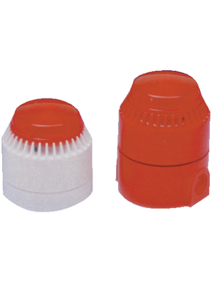 Digisound - DIGITOP RL/WS - Combination alarm, flat bottom part red, DIGITOP RL/WS, Digisound