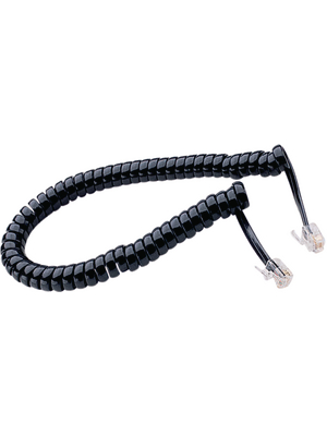 MSL Enterprises Corp - 127-1-1(R) - Telephone cable 1.80 m black, 127-1-1(R), MSL Enterprises Corp