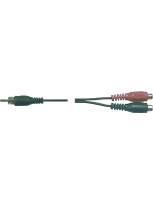 Tsay-E - AVK 106 - Y-Audio cable cinch 1.50 m black, AVK 106, Tsay-E