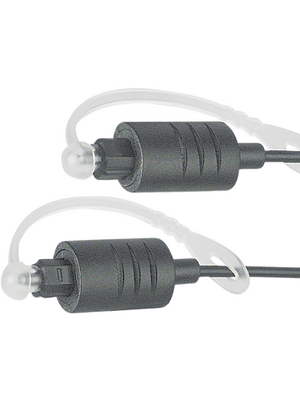 Transmedia - AVK 216-300 - Audio cable digital Toslink 3.00 m black, AVK 216-300, Transmedia