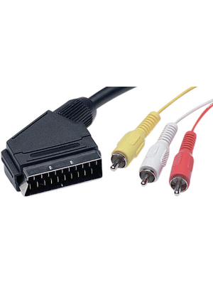  - SC52D-0,7M/BK-R - Video cable 0.70 m black, SC52D-0,7M/BK-R