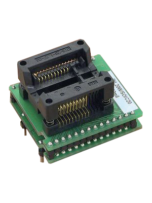 Elnec - 70-0879 - Adapter DIL20W/SOIC20 ZIF 300mil, 70-0879, Elnec