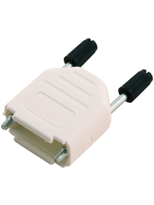 Encitech Connectors - DPPK09-W-K - D-Sub plastic hood 9P, DPPK09-W-K, Encitech Connectors
