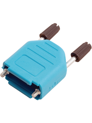 Encitech Connectors - DPPK09-B-K - D-Sub plastic hood 9P, DPPK09-B-K, Encitech Connectors