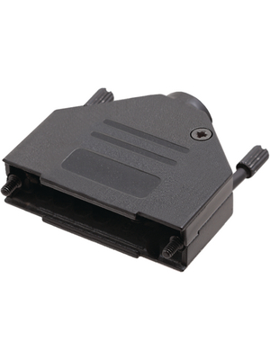 Encitech Connectors - DTZK09-BK-K - D-Sub metal hood 9P, DTZK09-BK-K, Encitech Connectors