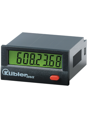 Kübler - 6.134.012.853 - Hour Meter 7-digit - LCD 100000 h 10...260 VAC/DC, 6.134.012.853, Kübler