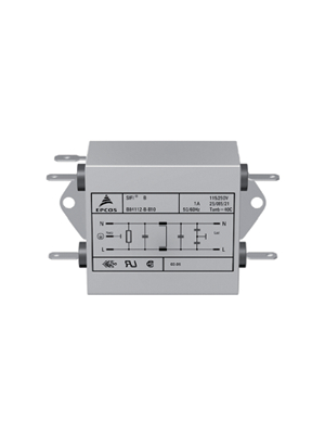 EPCOS - B84112-B-B30 - Mains filter Phases 1 3 A 250 VAC, B84112-B-B30, EPCOS