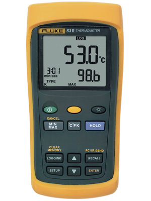 Fluke - FLUKE 53-2 B +CAL - Thermometer 1x -250...+1767 C, FLUKE 53-2 B +CAL, Fluke