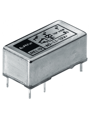 Erni - REL 12-A0-1.1 12VDC - Signal relay 12 VDC 1140 Ohm 126 mW THD, REL 12-A0-1.1 12VDC, Erni