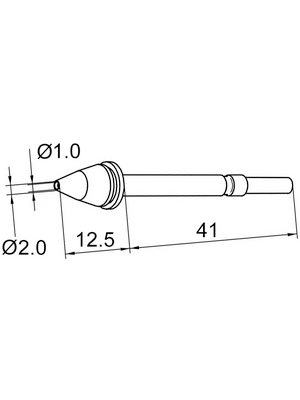Ersa - 722 EN 1020/SB - Soldering tip, 722 EN 1020/SB, Ersa