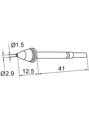 Ersa - 722 EN 1529/SB - Soldering tip, 722 EN 1529/SB, Ersa