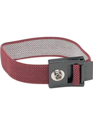 Eurostat - 30-560-0004 - ESD wrist strap bordeaux, 30-560-0004, Eurostat