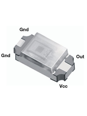 Everlight Electronics - ALS-PDIC15-21C/L230/TR8 - Ambient light sensor 590 nm 5.6...560 uA, ALS-PDIC15-21C/L230/TR8, Everlight Electronics