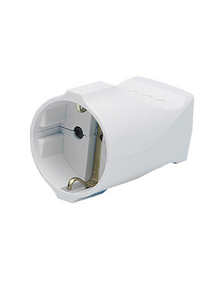 GB Gebro - 641 RW - Extension socket N/A white, 641 RW, GB Gebro