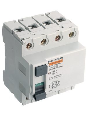 Schneider Electric - FI 3L-N-23473 - FI circuit-breaker 40 A 300 mA 4-pole 415 VAC, FI 3L-N-23473, Schneider Electric