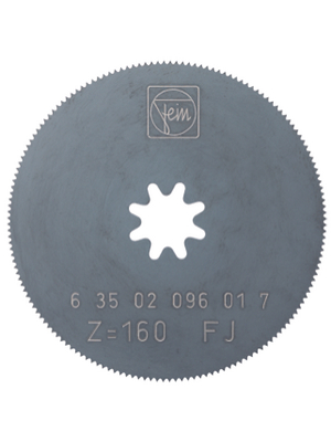 Fein - 63502097027 - HSS saw blade ? 80 mm, for plastics, wood, putty, bright metal and sheet up to 1 mm thick, 63502097027, Fein