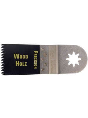 Fein - 63502126013 - Precision E cut saw blade, narrow (35 mm), JAPAN double row of teeth enables highest cutting speed and precision. For wood up to 50 mm, plasterboard and soft plastics, 63502126013, Fein