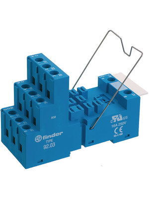 Finder - 92.03SMA - Relay socket, 92.03SMA, Finder