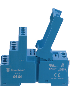 Finder - 94.03SPA - Relay socket, DIN rail 35 mm, 94.03SPA, Finder
