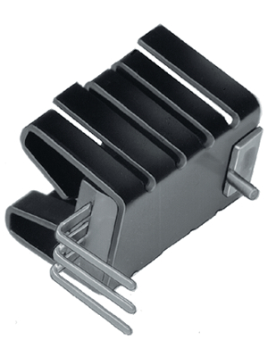 Fischer Elektronik - FK 237 SA 220 H - Heat sink 19.1 mm 21 K/W black anodised, FK 237 SA 220 H, Fischer Elektronik