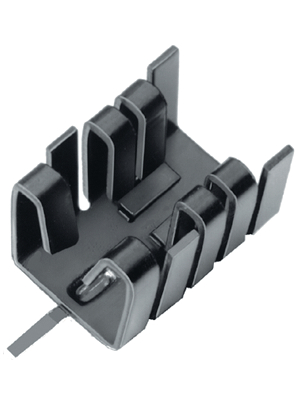 Fischer Elektronik - FK 237 SA 220 V - Heat sink 19.1 mm 21 K/W black anodised, FK 237 SA 220 V, Fischer Elektronik