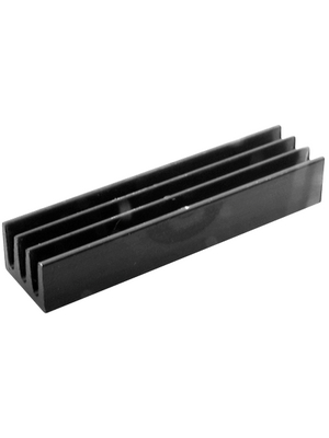 Fischer Elektronik - ICK 6/8 L - Heat sink 8.5 mm 83 K/W black anodised, ICK 6/8 L, Fischer Elektronik