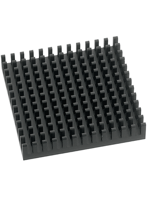 Fischer Elektronik - ICK PGA 17X17X8 - Heat sink 43.1 mm 13.2 K/W black anodised, ICK PGA 17X17X8, Fischer Elektronik