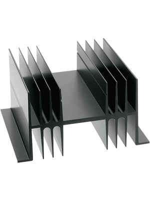 Fischer Elektronik - SK 02/100/SA - Heat sink 100 mm 1.1 K/W black anodised, SK 02/100/SA, Fischer Elektronik