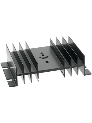 Fischer Elektronik - SK 03/75/SA-CB - Heat sink 75 mm 2.2 K/W black anodised, SK 03/75/SA-CB, Fischer Elektronik