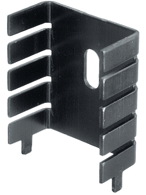 Fischer Elektronik - FK 222 SA-220 - Heat sink 30 mm 20 K/W black anodised, FK 222 SA-220, Fischer Elektronik