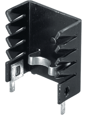 Aavid - 534202B03453 - Heat sink 30 mm 13.4 K/W black anodised, 534202B03453, Aavid