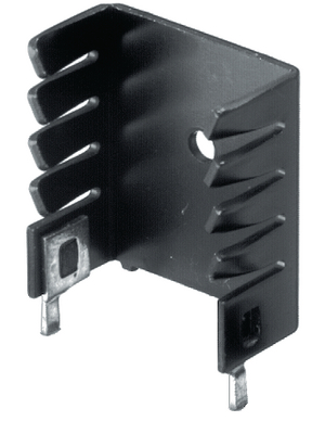 Aavid - 593002B03400 - Heat sink 30 mm 13.4 K/W black anodised, 593002B03400, Aavid