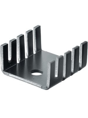 Aavid - 507302B00000 - Heat sink 19.1 mm 24 K/W black anodised, 507302B00000, Aavid
