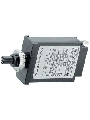 Schurter - 4410.0012 - Circuit-breaker, thermal 0.5 A, 4410.0012, Schurter