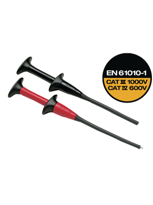 Fluke - AC283 - Pincer clips red/black, AC283, Fluke