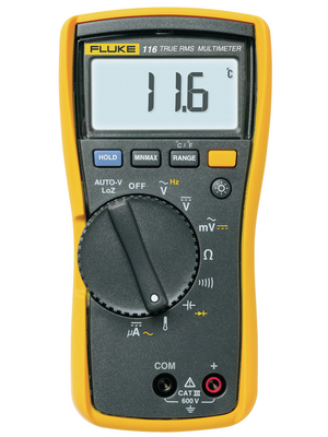 Fluke - FLUKE 116 - Multimeter digital FLUKE 116 TRMS AC 6000 digits 600 VAC 600 VDC 0.0006 ADC, FLUKE 116, Fluke