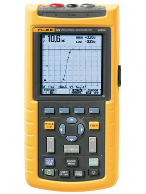 Fluke - FLUKE124/101 - Oscilloscope Handheld 2x40 MHz, FLUKE124/101, Fluke