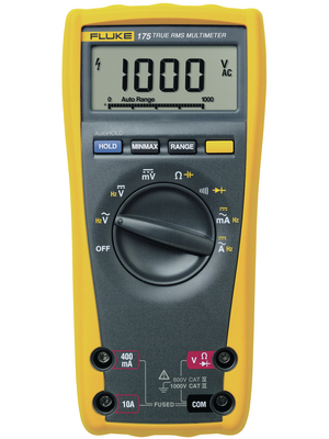 Fluke - FLUKE 175 - Multimeter digital FLUKE 175 TRMS AC 6000 digits 1000 VAC 1000 VDC 10 ADC, FLUKE 175, Fluke