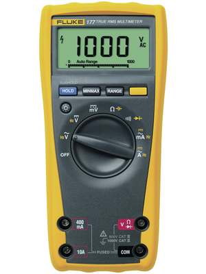 Fluke - FLUKE 177 - Multimeter digital FLUKE 177 TRMS AC 6000 digits 1000 VAC 1000 VDC 10 ADC, FLUKE 177, Fluke
