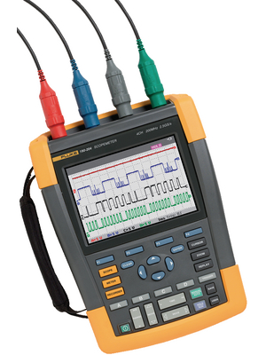 Fluke - FLUKE 190-204/EU - Handheld Oscilloscope ScopeMeter 4x200 MHz 2.5 GS/s, FLUKE 190-204/EU, Fluke