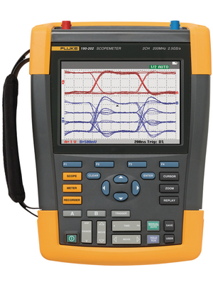 Fluke - FLUKE 190-062/EU - Handheld Oscilloscope ScopeMeter 2x60 MHz 0.625 GS/s, FLUKE 190-062/EU, Fluke