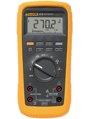 Fluke - FLUKE 27-II/EUR - Multimeter digital FLUKE 27-II/EUR RMS 6000 digits 1000 VAC 1000 VDC 10 ADC, FLUKE 27-II/EUR, Fluke