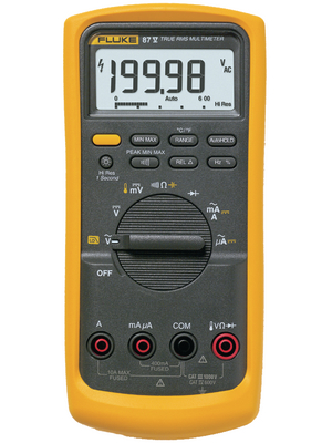 Fluke - FLUKE 87-V - Multimeter digital FLUKE 87-V TRMS AC 20000 digits 1000 VAC 1000 VDC 10 ADC, FLUKE 87-V, Fluke