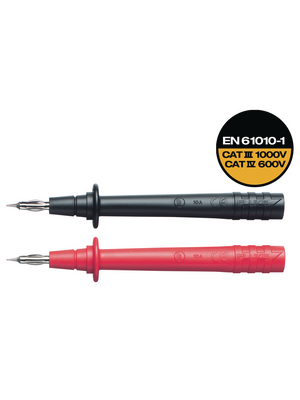 Fluke - TP74 - Lantern tip test probes red/black, 4 mm, TP74, Fluke